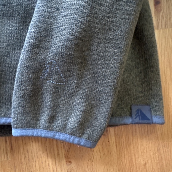 L.L. Bean Men's Medium Green Pullover Sweater Fleece Jacket Medium - Picture 5 of 5